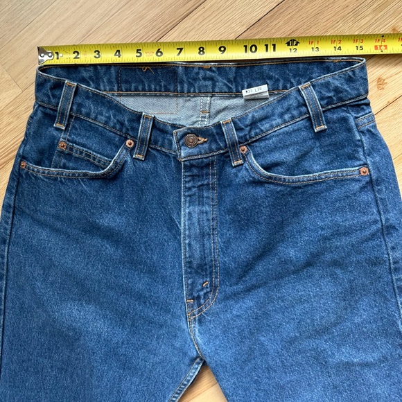 Vintage Levi’s 505 Jeans Orange Tab Straight Leg Regular Fit Men’s 33x30 USA - Picture 9 of 14